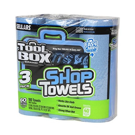 SELLARS Tool 3Pk Blu Shop Towel 5448301